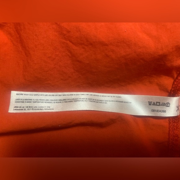 Anthropologie Daily Practice Offsides Mini Dress in Bright Red XLP - Picture 12 of 12